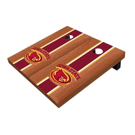 Skip's Garage Iowa Red Rosewood Solid Wood Cornhole Board Set