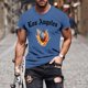 thumbnail image 1 of Tops para hombre, blusas y camisas de manga corta con cuello redondo para hombre, jersey informal con cuello redondo estampado para hombre, pantalones cortos deportivos para fitness, blusa de poliéste, 1 of 5