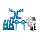 thumbnail image 1 of Nudillos y bujes traseros del bloque de dirección delantero RC para coche Azul perfke bloque de dirección, 1 of 6
