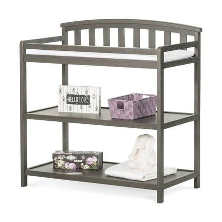 UPC: 0849801011644 | Curve Top Changing Table by Forever Eclectic™ Dapper Gray