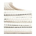 thumbnail image 6 of Unique Loom Chindi Jute Collection Area Rug (4' 1" x 6' 1" Rectangle White and Black/Black), 6 of 8