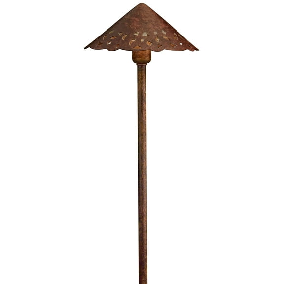 Landscape Path Light in Textured Tannery Bronze