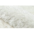 thumbnail image 4 of Momeni Enchanted Shag Machine Made Polyester White Area Rug 5' X 7', 4 of 4
