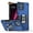 Blue, variant on For T-Mobile Revvl 6 Pro 5G Hybrid 2 in 1 Hard PC TPU Heavy Duty Bumper Shockproof with Magnetic Ring Kickstand Phone Case Cover by Xpression - Black