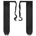 thumbnail image 2 of Extension de Queue de Cheval Droite 61 cm Extension de Cheveux Synthétiques Postiche pour Femmes 130G, 2 of 5