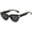 C1 Fullblack, variant on Cat Eye Sunglasses Women Vintage Black Cateye Sunglasses Female Small Frame Transparent Color