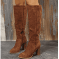 thumbnail image 5 of Women's Knee High Boots with Pointed Toe & Chunky Mid Heel, Perfect for autumn and winter, 5 of 11
