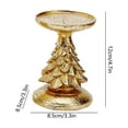 thumbnail image 5 of CQCYD under $5 Pillar Candle Holders Pine Tree Candlestick for Christmas Table Centerpiece, Resin Christmas Tree Candle Stand for Fireplace, 5 of 9