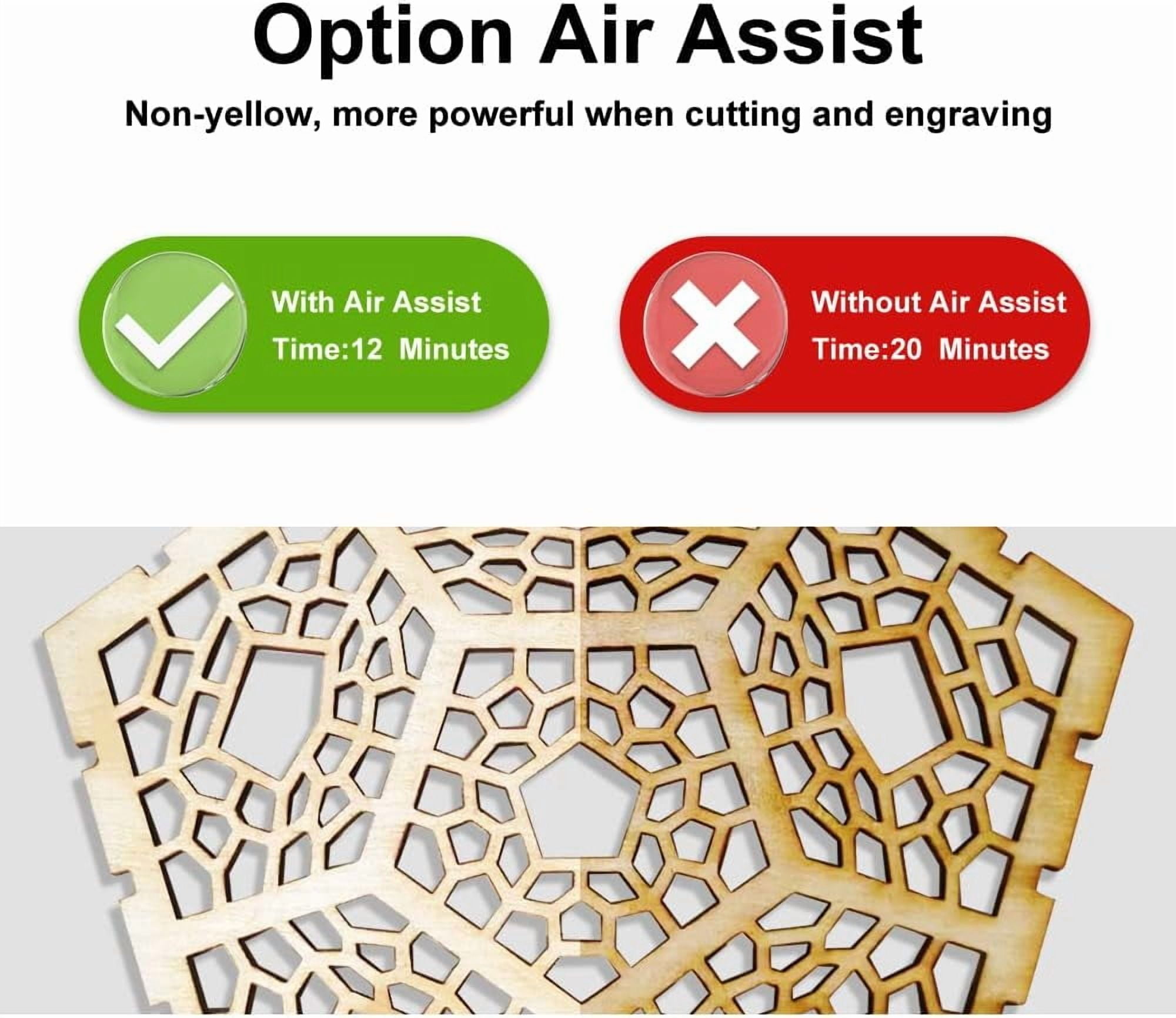 Longer Laser RAY5 10W Laser Engraver with Air pump and 17.3"x 17.3"Honeycomb Working Table, DIY Laser Engraver for Wood and Metal, Paper, Acrylic, Glass, Leather