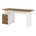 thumbnail image 1 of BBF Jamestown - Table - rectangular - fresh walnut - white, fresh walnut base, 1 of 8