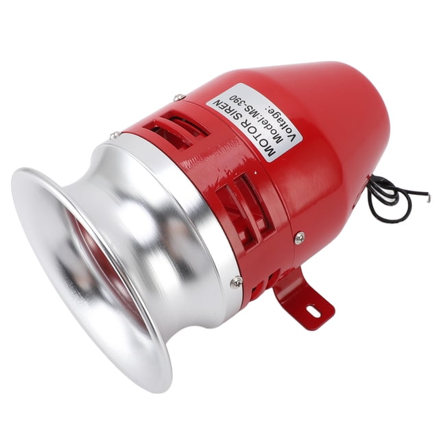 Sirena de Motor Eléctrico, Bocina de Aarma de 125 dB Para El Hogar, Fábrica, Escuela, Rancho, Con Motor de Cobre, Conversión de Energía, Adecuada para Segurad