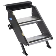 MORryde STP-202 StepAbove Fold-Up RV Entry Step - 2-Step (9 Step Rise), Fits 26 to 28 Door Width