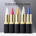 thumbnail image 4 of Gel Eyeliner Pencils Pen Colored Eyeliner Pencils Glitter Eye Liners for Women, Eye Shadow Pencil Waterproof Matte Cream Crayon Eyeliner Pencil Set Cat Eye Liners Eyeshadow for Women, 4 of 9