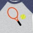 thumbnail image 4 of Inktastic Tennis Racket and Ball Boys or Girls Baby Bodysuit, 4 of 5