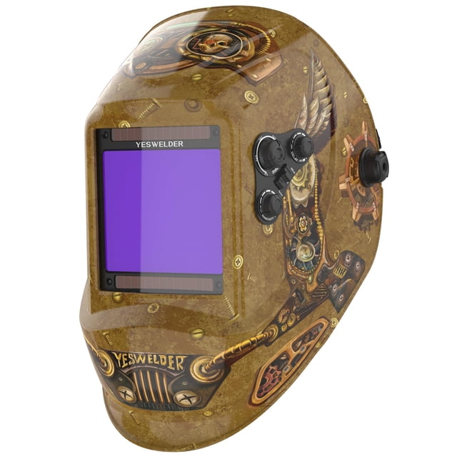 Casco de soldadura YESWELDER LYG-M800H-ST con oscurecimiento solar automático