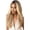 B, variant on Qliuoazw Medium Hair Straight Hair Female Black European And Gradient Color Long Wig Chemical Fiber Any Face Wig