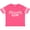 Football Pink and White, variant on Sister Squad with Pink Flowers Boys or Girls Toddler T-Shirt