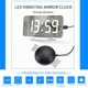 thumbnail image 2 of Reloj despertador con vibración Reloj despertador con espejo digital con pantalla grande y clara Bri Tomshoo  despertador electronico, 2 of 7