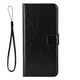 thumbnail image 5 of Funda tipo cartera para teléfono HMD Skyline con textura de caballo loco, de piel sintética, color negro s2024121260, 5 of 5