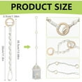 thumbnail image 2 of Adjustable Macrame Plant Hanger Extender: 6-Pack Thickened Durable Rope Hanging Plant Extender for Indoor Outdoor Plant Pot Holder Home Decoration Handmade Woven Chain (A3), 2 of 9