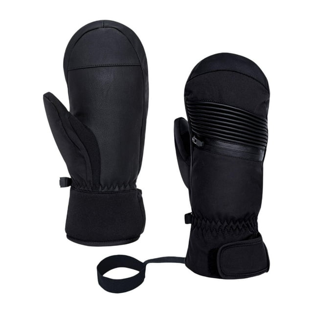 1 par de guantes de esquí prácticos para esquiar y patinar en climas fríos. Longitud total 27cm