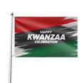 thumbnail image 1 of Bandera para exteriores de 3x5 pulgadas con motivo de la festividad de Kwanzaa, herencia africana, 1 of 8