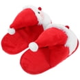 thumbnail image 2 of Pantuflas de Papá Noel de felpa cálidas y antideslizantes, regalo de Navidad para adultos y niños - Talla 39-40, 2 of 6