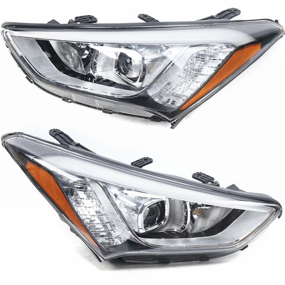 Headlight Headlamp Right Passenger Side For Hyundai Santa Fe 2013- 2015 2016 US