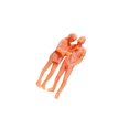 thumbnail image 5 of QualitChoice 1/64 Unpainted Figure Model Couple Resin 1/64 Couple Figures Decoration style G Style D, 5 of 5