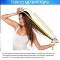 thumbnail image 5 of Soft 180%Density 26inch Ombre Blonde Brown Long Silky Straight Lace Front Wig For Women With Baby Hair Glueless Preplucked Daily, 5 of 7