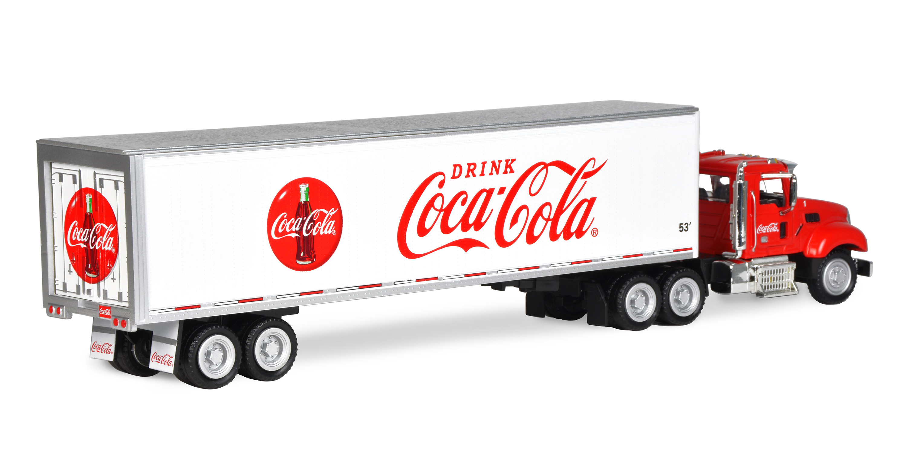 Coca-Cola 1/50 53' Coca-Cola Tractor and Trailer Collectible Toy Vehicle - image 3 of 3
