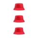 thumbnail image 4 of Guardurnaity Women Men Bucket Cap Wide Brim Outdoor Protection Cotton Dressing Headwear Hat Adjustable Sports Headgear Adults rojo 3piezas Guardurnaity CBP059503, 4 of 6