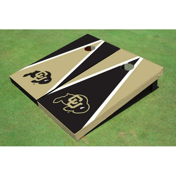 University of Colorado Alternating Triangle Cornhole Boards