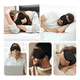 thumbnail image 2 of Antifaz Belug 3d Para Dormir Adjustable Negro, 2 of 4