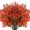 Orange Red, variant on 10 Bundles Artificial Lavender Flowers Outdoor Fake Plants Faux Plastic UV Resistant Flowers for Sping Summer Home Garden Porch Window Box and Cemetary Grave Decorations (Red)