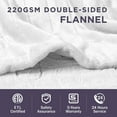 thumbnail image 4 of Royalcraft Electric Blanket Queen Size 84"x90" Flannel Heated Throw Blanket, Dual Controls Setting Electric Blanket, 10 Heating Levels, 12H Auto-off, 5 Years Warranty, Machine Washable - White, 4 of 7