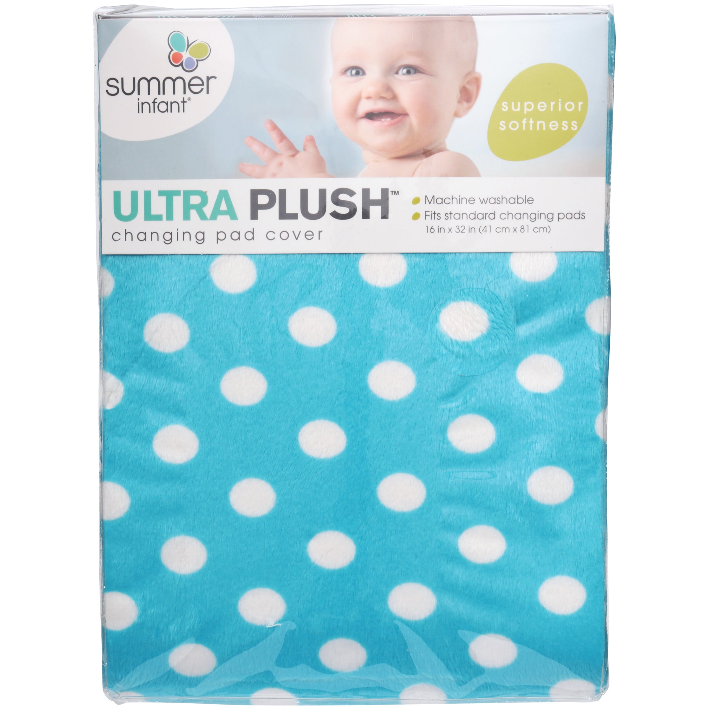 Summer Infant Ultra Plush Changing Pad Cover Gray Chevron