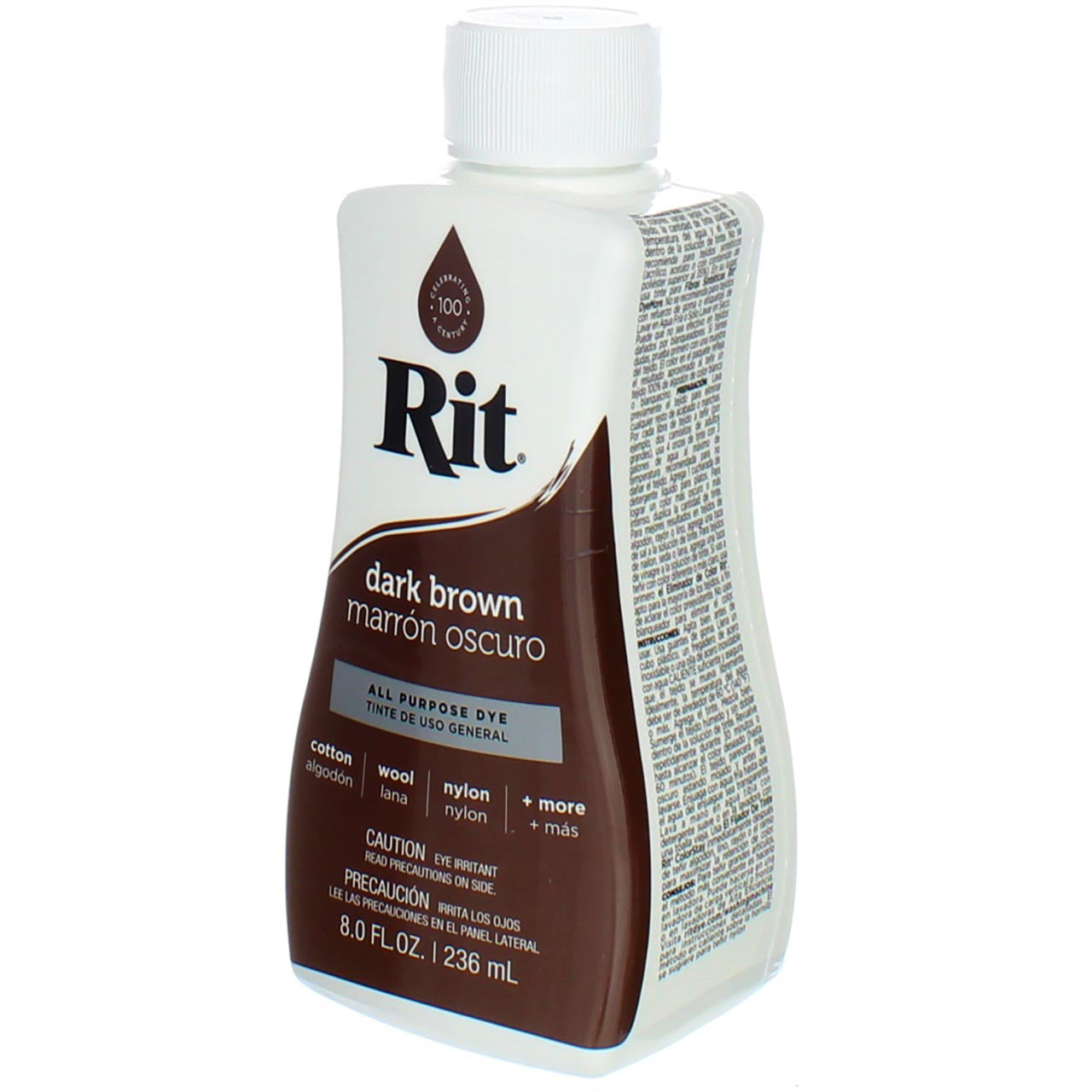 Rit All Purpose Liquid Dye 8 oz Dark Brown, 6 Pack, Adult Unisex