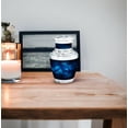 thumbnail image 7 of JAGASY Blue Urn for Ashes Adult Male & Female - Funeral Urn for Ashes for Women - Handcrafted Cremation Urns - Memorial Urns for Boy & Girl - ( 3 Inch ), 7 of 7