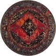 thumbnail image 5 of SAFAVIEH Vintage Hamadan Samia Traditional Area Rug, Orange/Multi, 2'7" x 5', 5 of 11