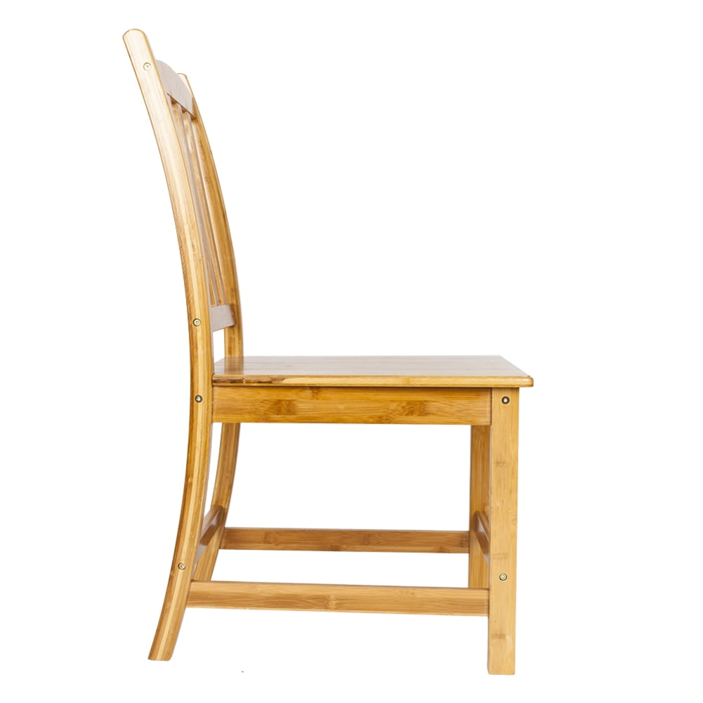 Kadyn 4pcs Bamboo Dining Chairs, kitchen chairs with Backrest, Dining Side Chairs for Living Room, Wood Color Kadyn 4pcs Bamboo Dining Chairs, kitchen chairs with Backrest, Dining Side Chairs for Living Room, Wood Color