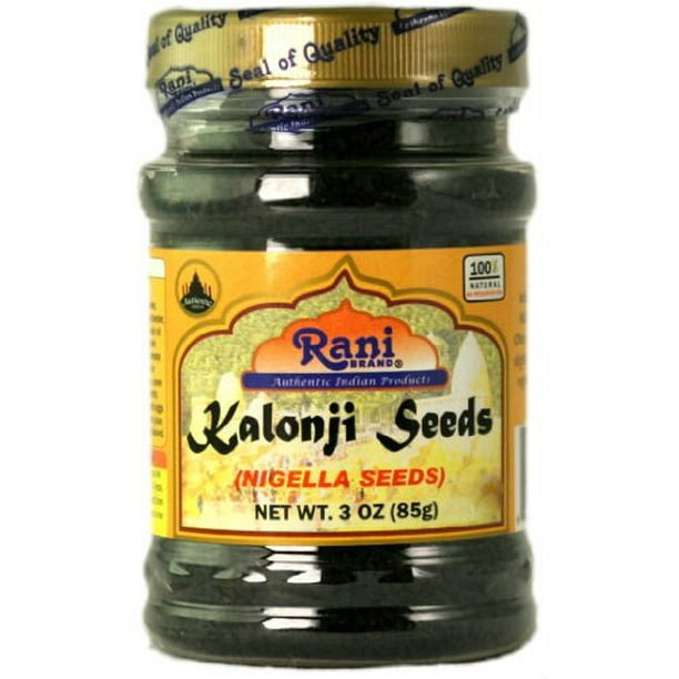 Rani Kalonji (Black Seed, Nigella Sativa, Black Cumin) Seeds 3oz (85g) PET Jar ~ All Natural | Gluten Friendly | NON-GMO | Vegan | Indian Origin - Rani Kalonji (Black Seed, Nigella Sativa, Black Cumin) Seeds 3oz (85g) PET Jar ~ All Natural | Gluten Friendly | NON-GMO | Vegan | Indian Origin -