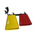 thumbnail image 3 of Kokiya Bicolor Cowbell with Adjustable Mount, Sturdy ,Pitched Drum Parts, Double Mounted Bell ,Noisemaker ,for Bands School Teaching metal, 3 of 9