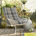 thumbnail image 2 of 1/2/4 pcs 44x21 inch Outdoor Chair Cushion High Back Rocking Chair Cushions Patio Garden High Rebound Foam Waterproof Polyester Seat Cushions,Soft Polyester Fill, 2 of 7