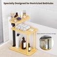 thumbnail image 2 of Bathtub Tray Table, Freestanding Bath Side Table Tub Tray Caddy, 3 Layer Bamboo Bath Board Shelf, Bathtub & Bathroom Accessories, New Home Gift for Mom, Housewarming, Anniversary, Wedding, 2 of 15