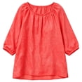 thumbnail image 5 of Yteetum Women's Summer Cotton Linen Tops Oversized Crewneck Half Sleeve Shirts Womens Casual Solid Round Neck Loose Breathable Quickly Dry Short Sleeve T Shirts, 5 of 5