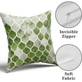 thumbnail image 6 of Green Grey Throw Pillow Covers 20x20 Inch Sage Green Geometric Trellis Chain Olive Green Modern Decorative Pillows Farmhouse Couch Cases for Home Bed Sofa Chair Decor BZ, 6 of 6