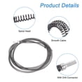 thumbnail image 3 of Cable de auger de drenaje Uxcell de 9.84 pies, limpiador de tuberías de serpiente flexible para cocina, 3 of 6