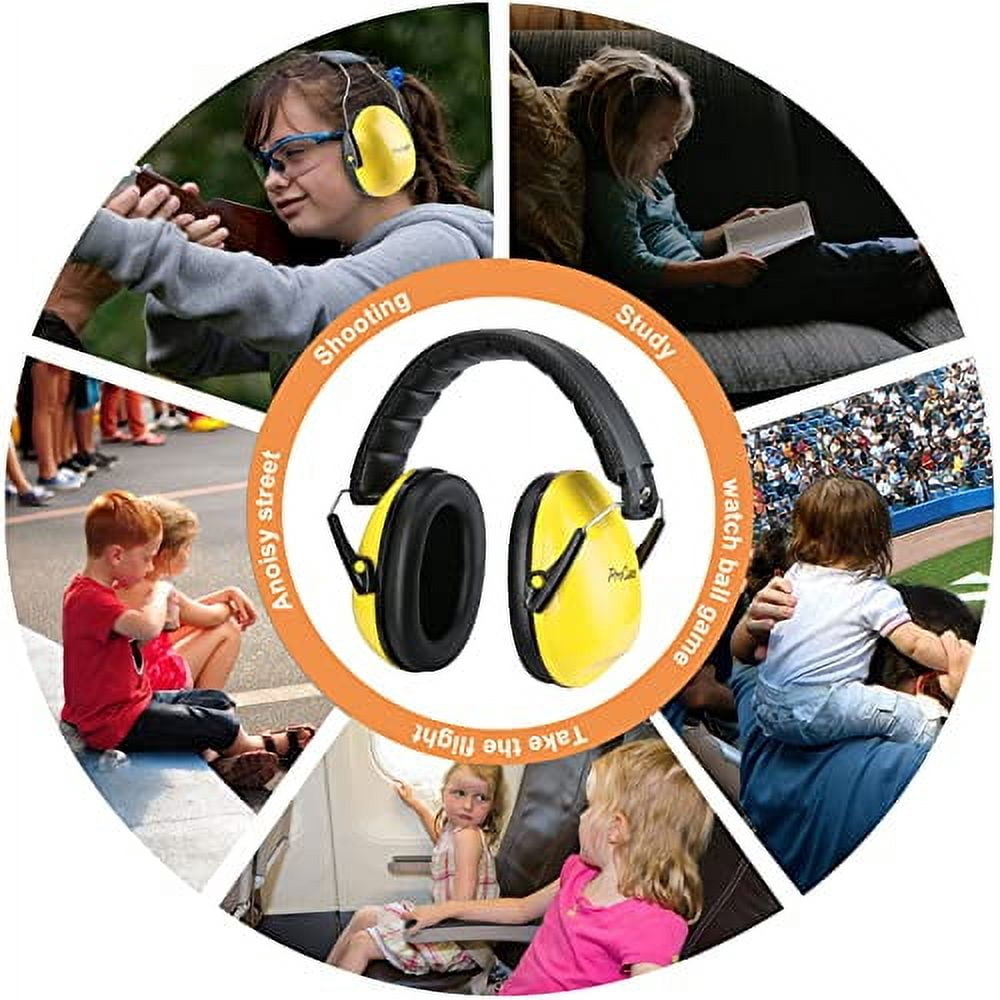 Two-pack Headphones, Noise Cancelling Earmuffs, Passive Safety Earmuffs, Adjustable Earmuffs, Sound Sensitive Noise Cancelling For Children With Autism, Gift For Kids Two Replacement | Today's Deals - View #8