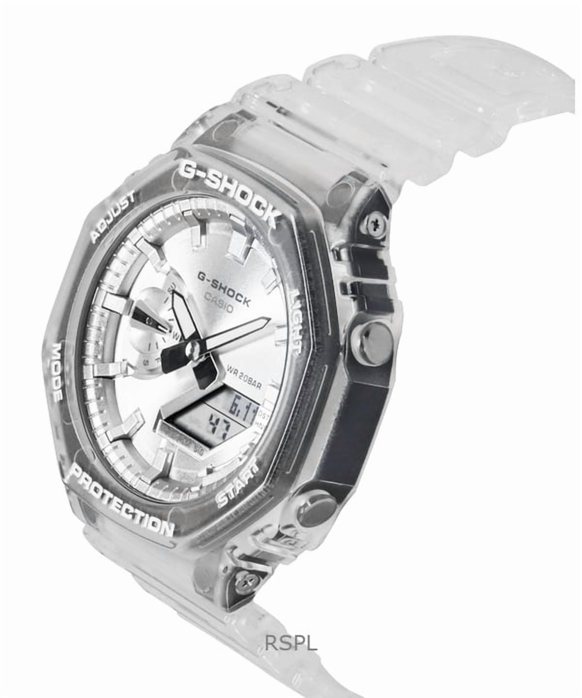 Casio G-Shock Analog Digital Resin Strap Grey Dial Quartz GA-2100BM-7A8 200M Unisex Watch